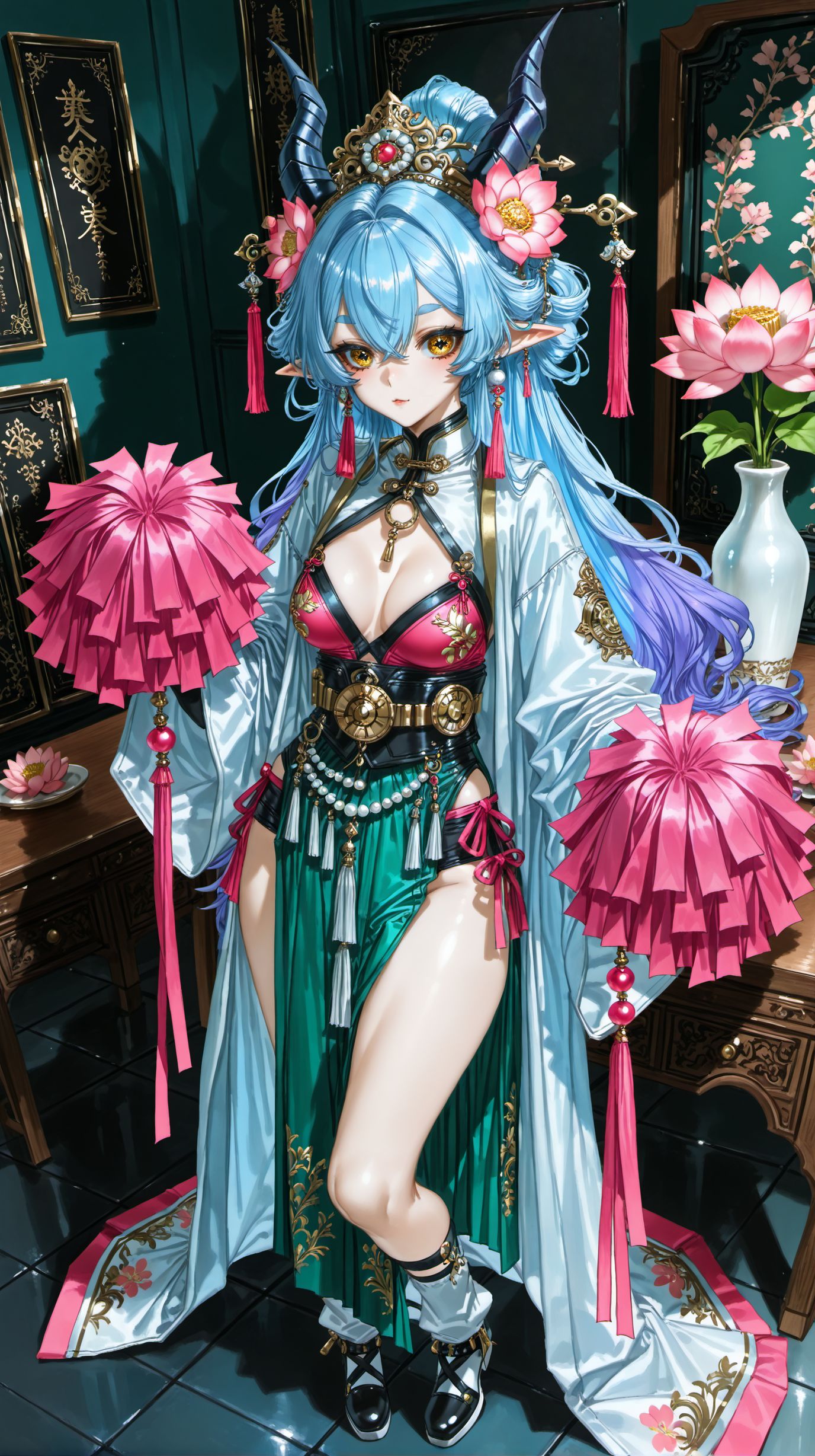 绝区零国风戏服 艺术类精细风格