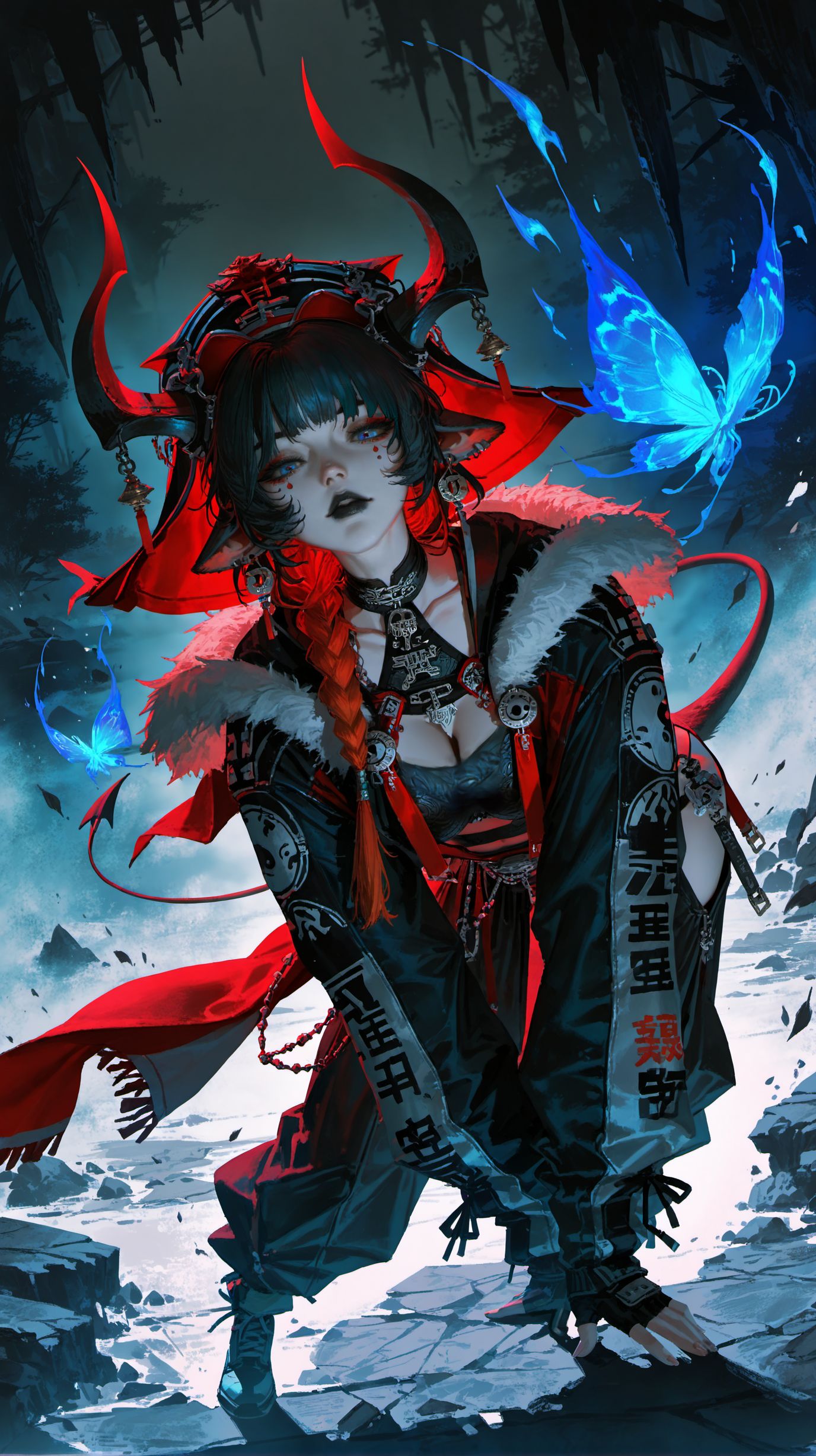 绝区零诡异风格 二次元游戏角色出镜人物扳机，简，艾莲，可琳 剧本杀