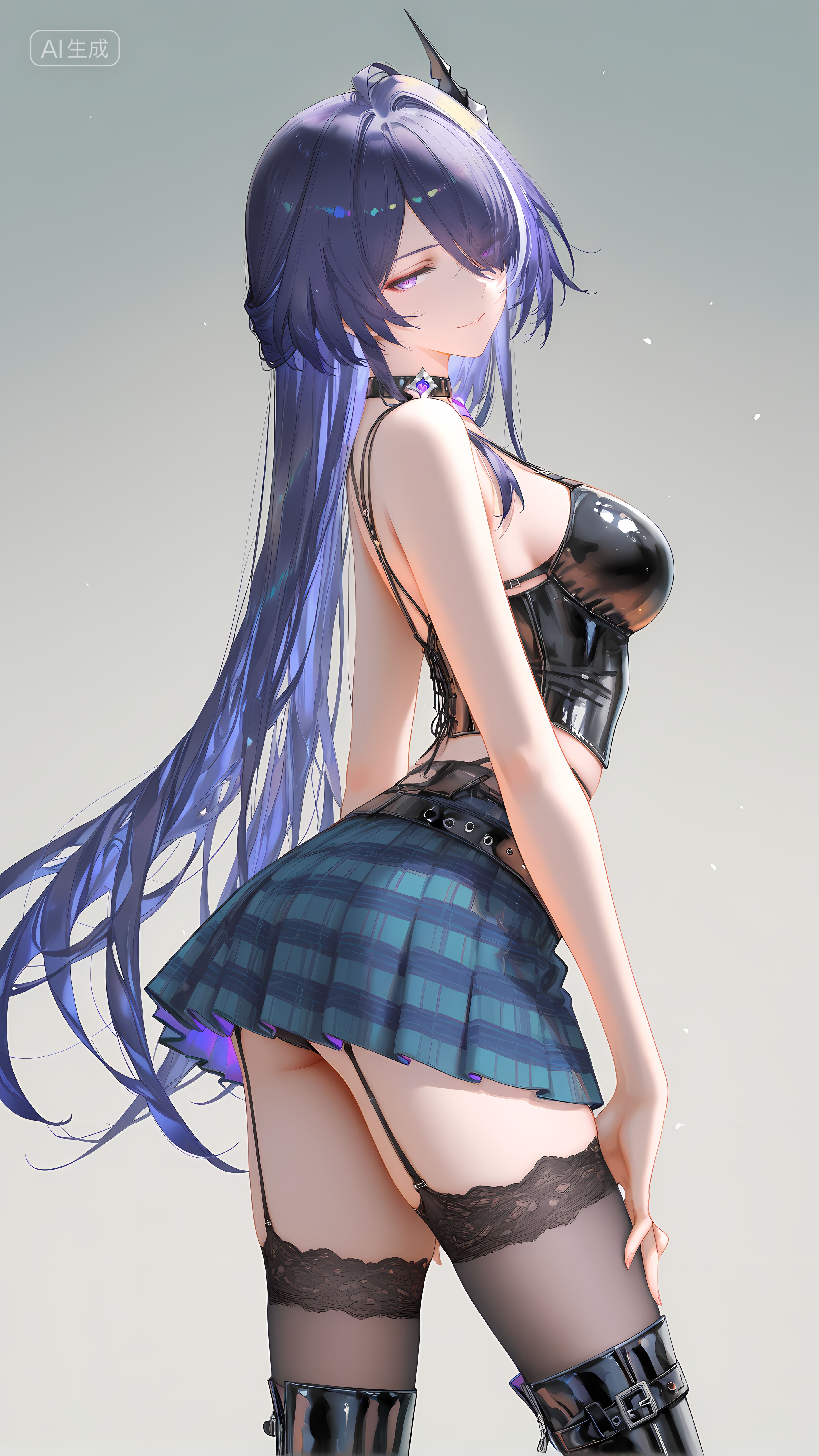 崩坏星穹铁道 黄泉 二次元美女 渔网袜 丝袜黑丝 皮衣