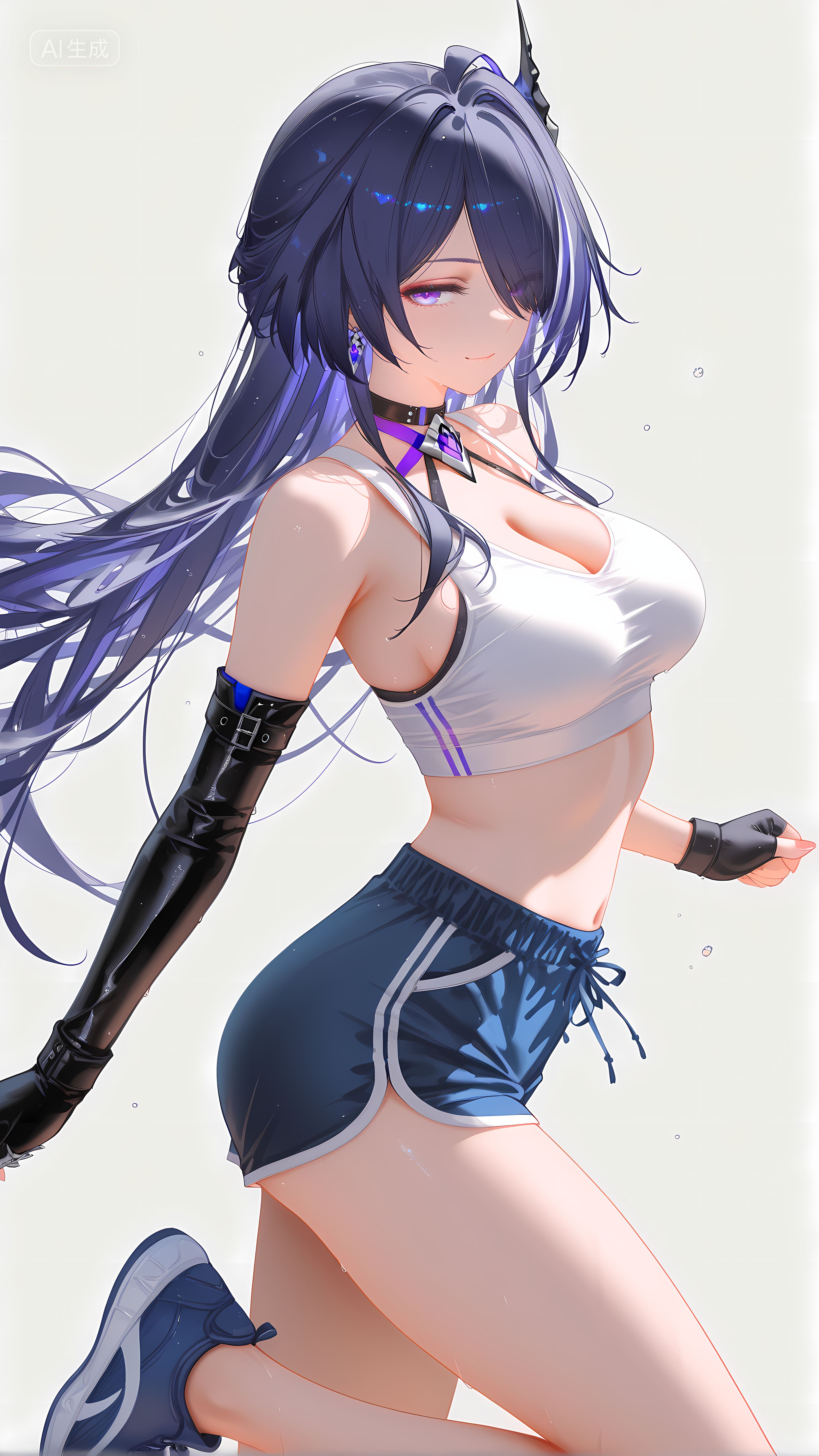 崩坏星穹铁道 黄泉 二次元美女 渔网袜 丝袜黑丝 皮衣