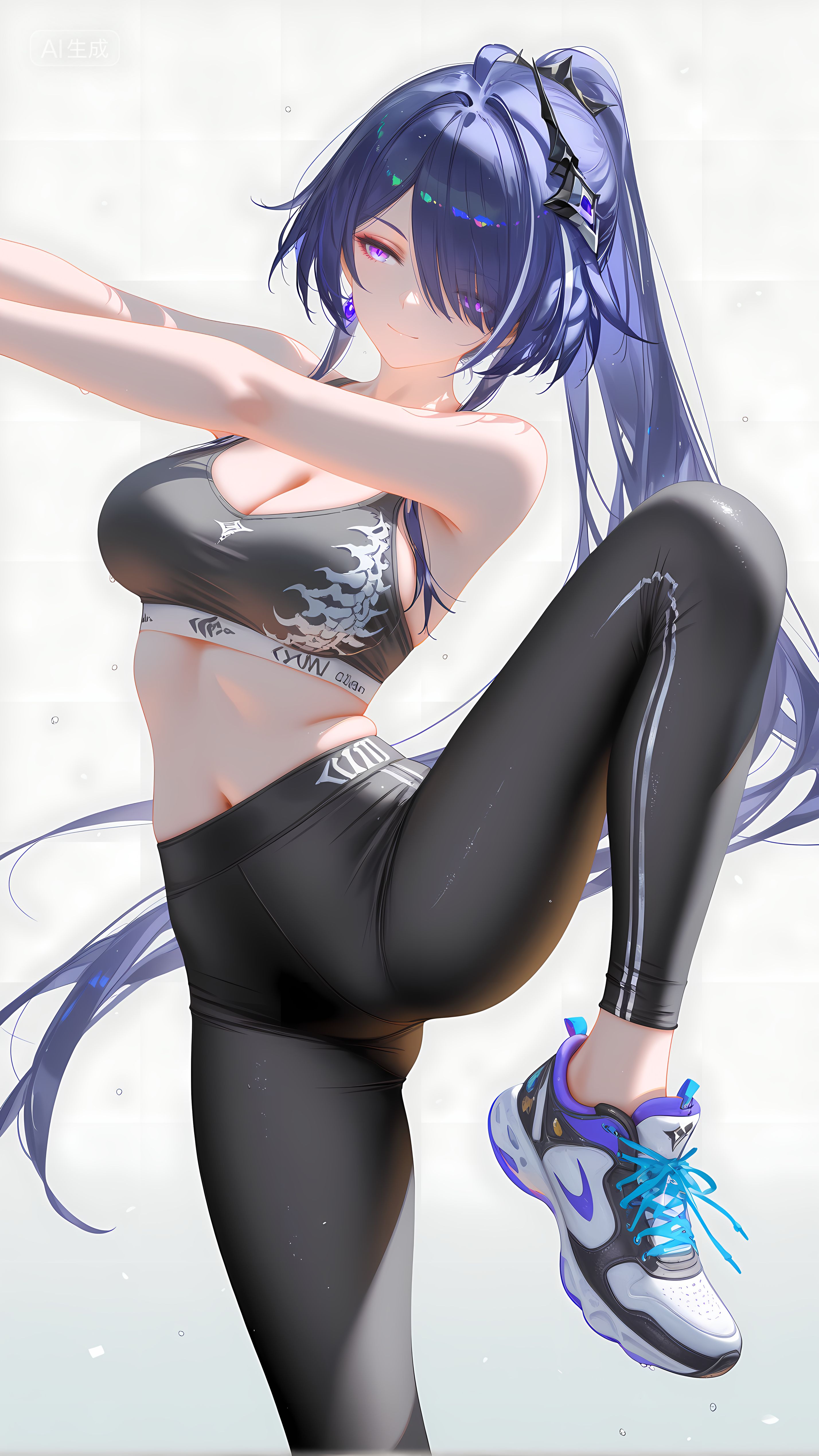 崩坏星穹铁道 黄泉 二次元美女 渔网袜 丝袜黑丝 皮衣