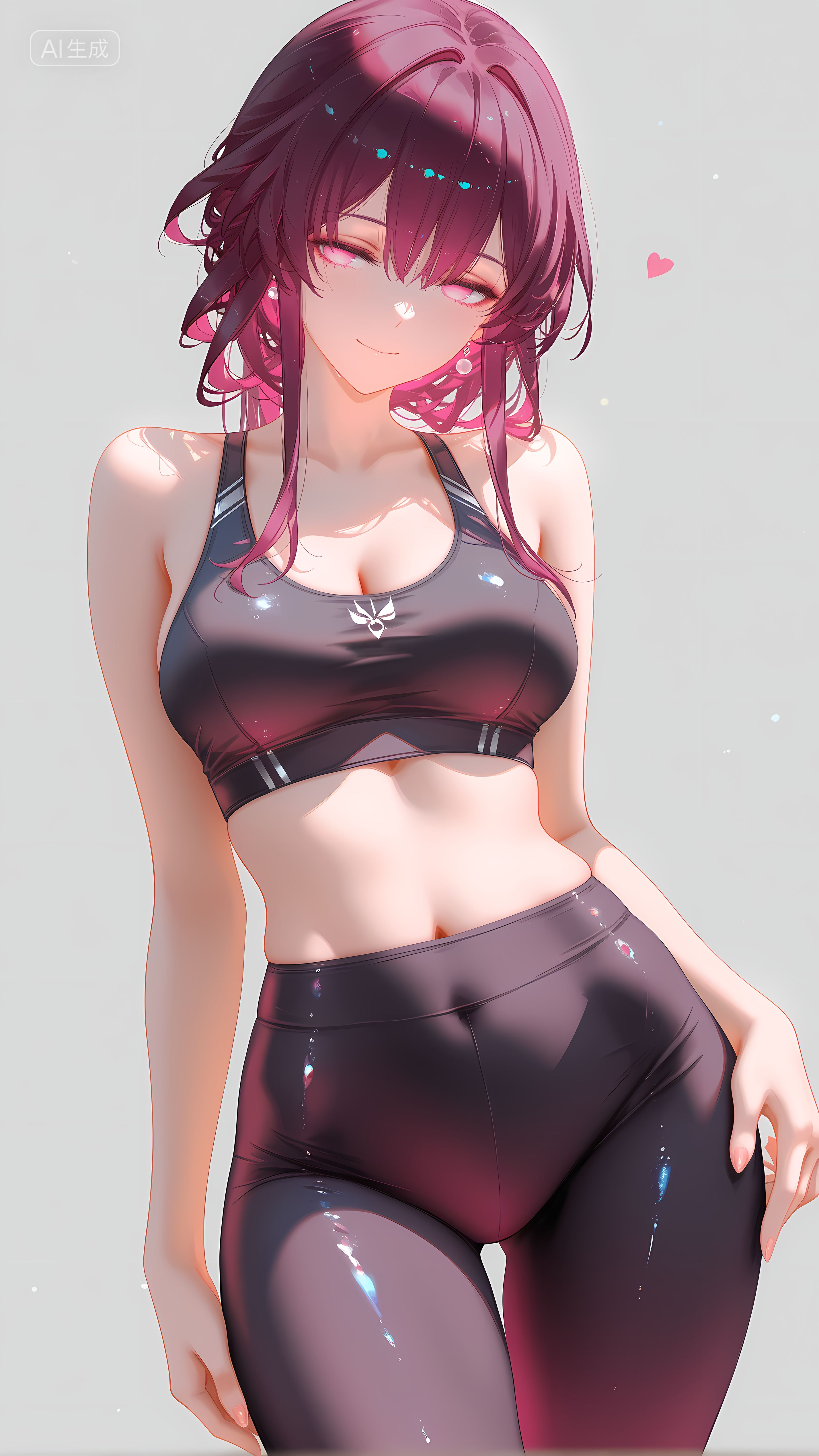 崩坏星穹铁道 卡芙卡 连体皮衣 瑜伽裤 身材