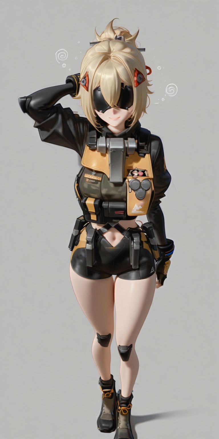 绝区零扳机 ai绘画 二次元游戏 枪 战斗服