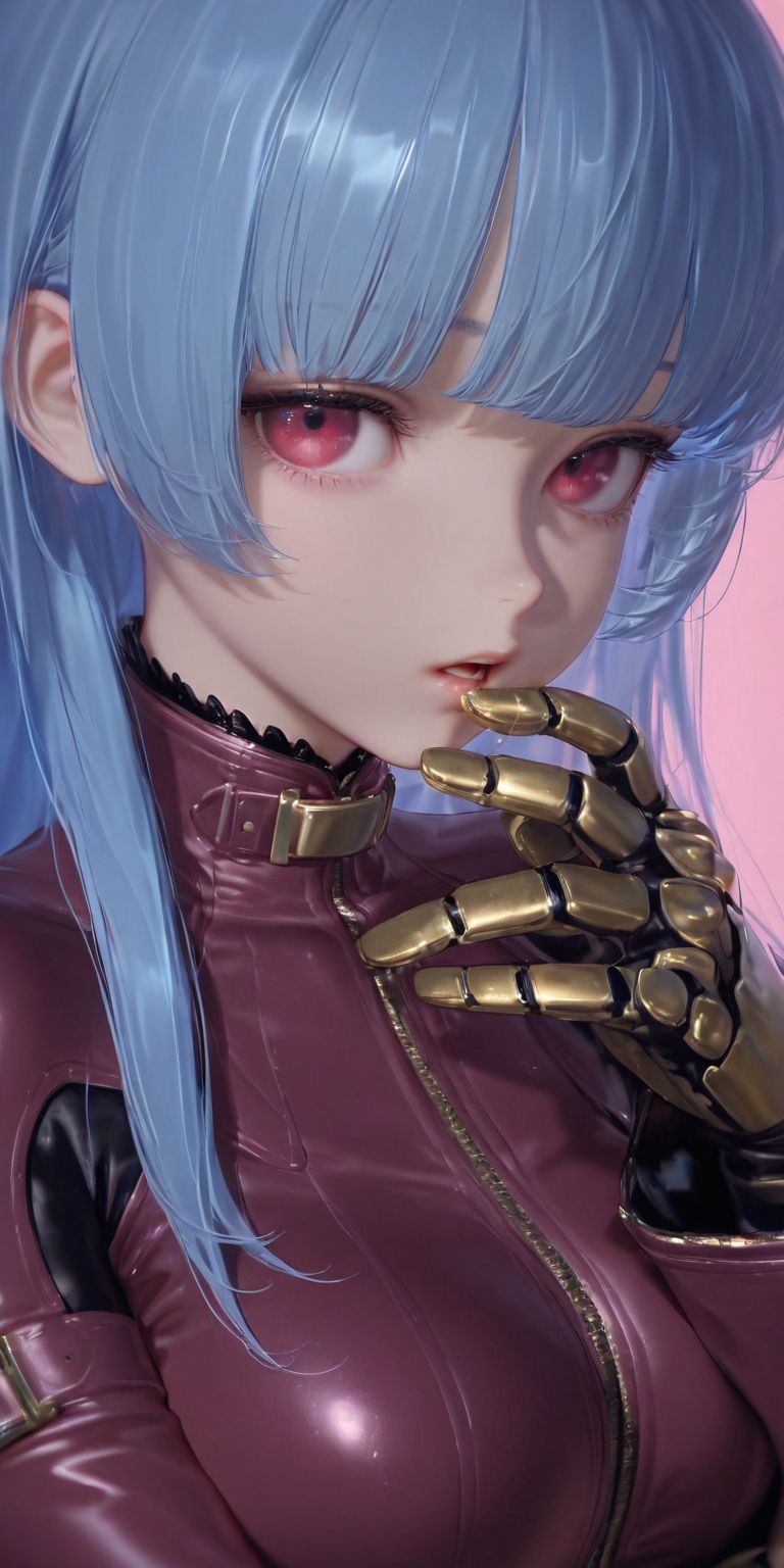 游戏拳皇 库拉戴尔蒙多 二次元 ai绘画 皮质衣服