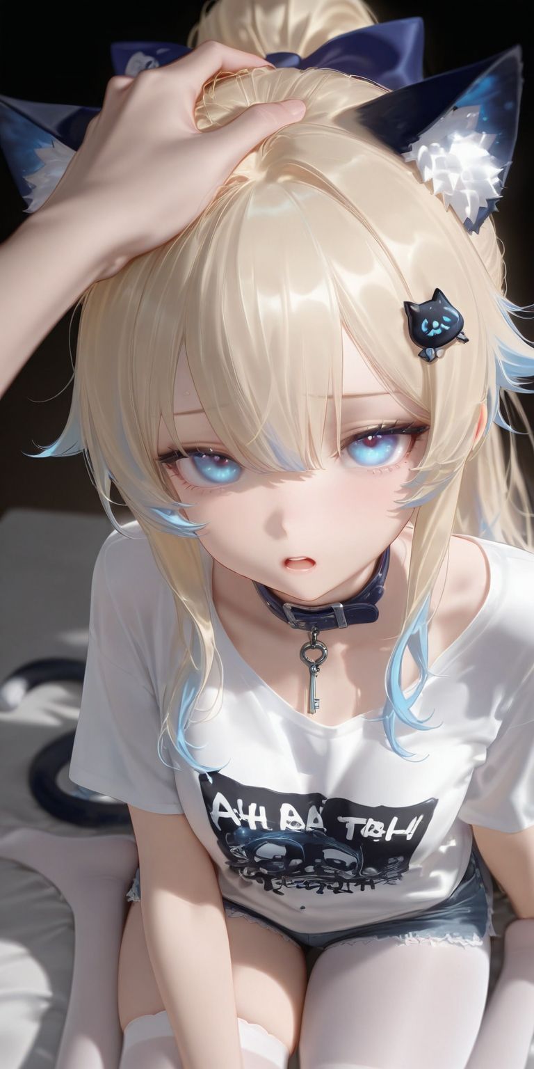 软软的也很可爱 二次元少女猫娘萝莉 壁纸摸摸头