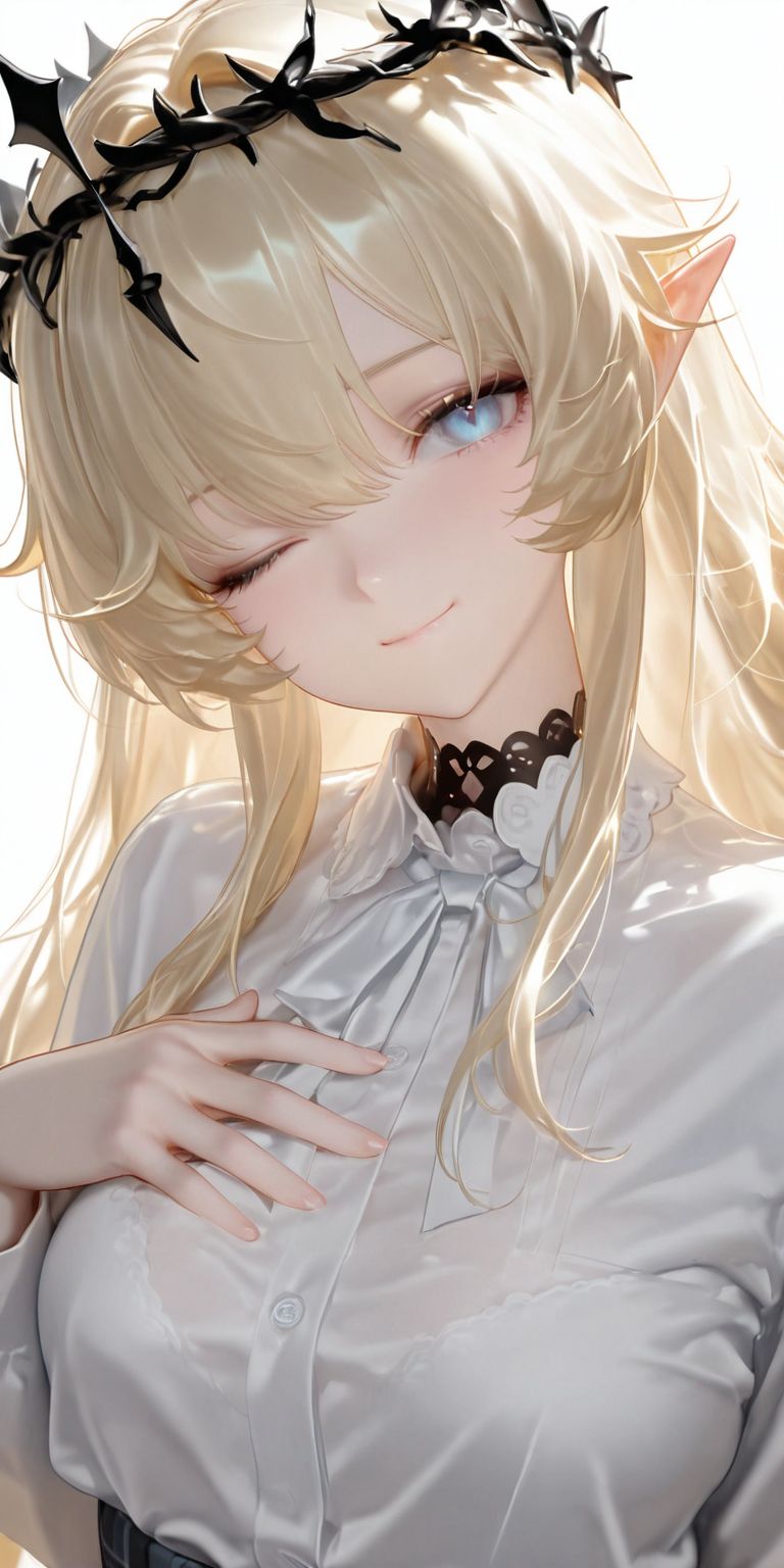 鸣潮卡提希娅 二次元ai绘画 俏皮可爱