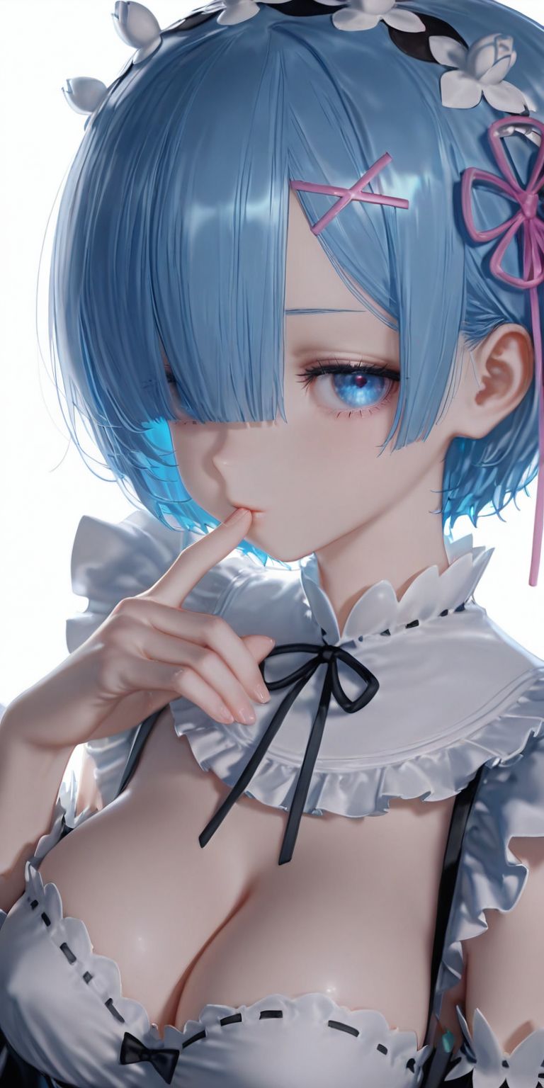 蕾姆 动漫二次元人物 从零开始的异世界生活 ai绘画