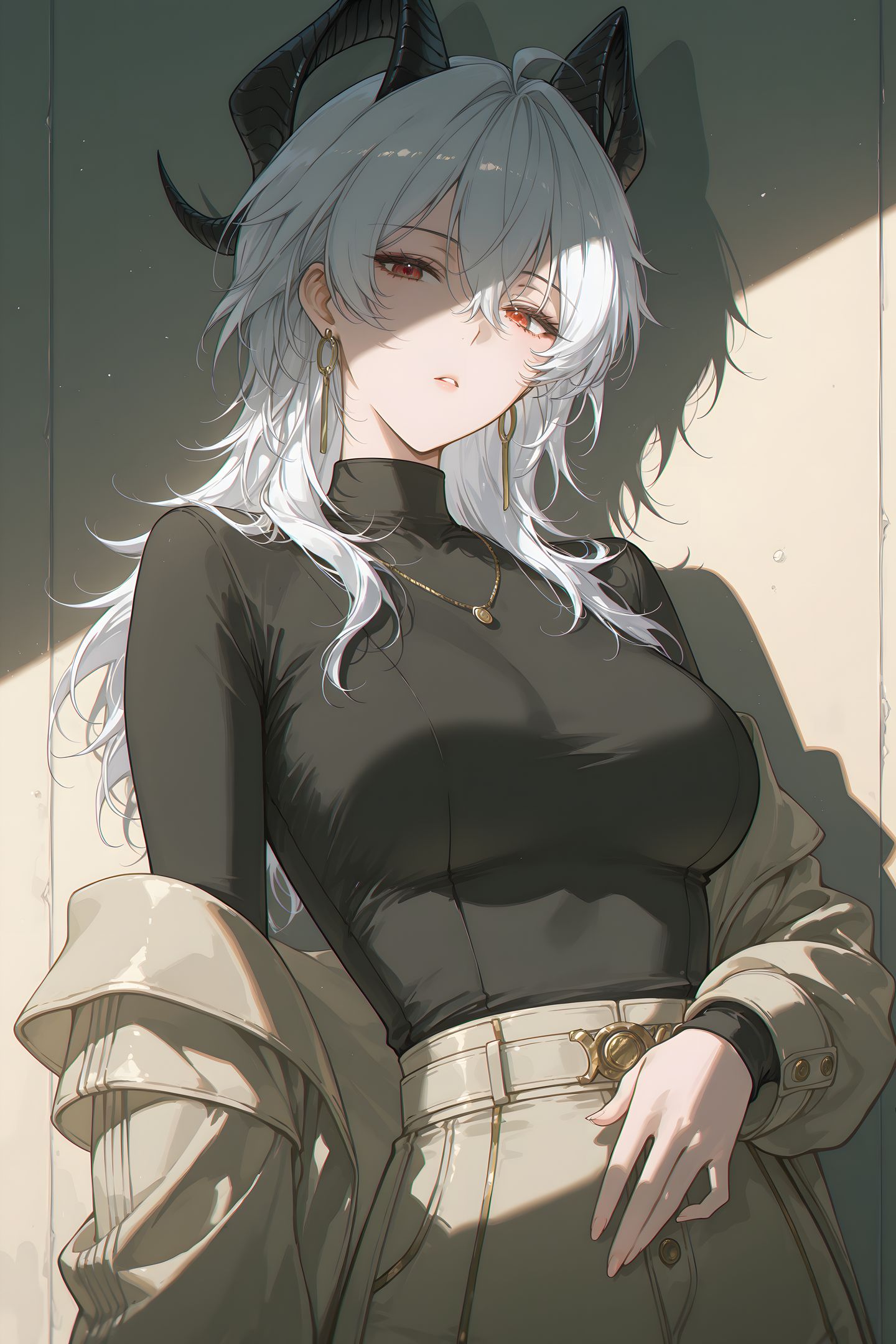 鸣潮女团 ai绘画 现代时尚穿搭 好好看