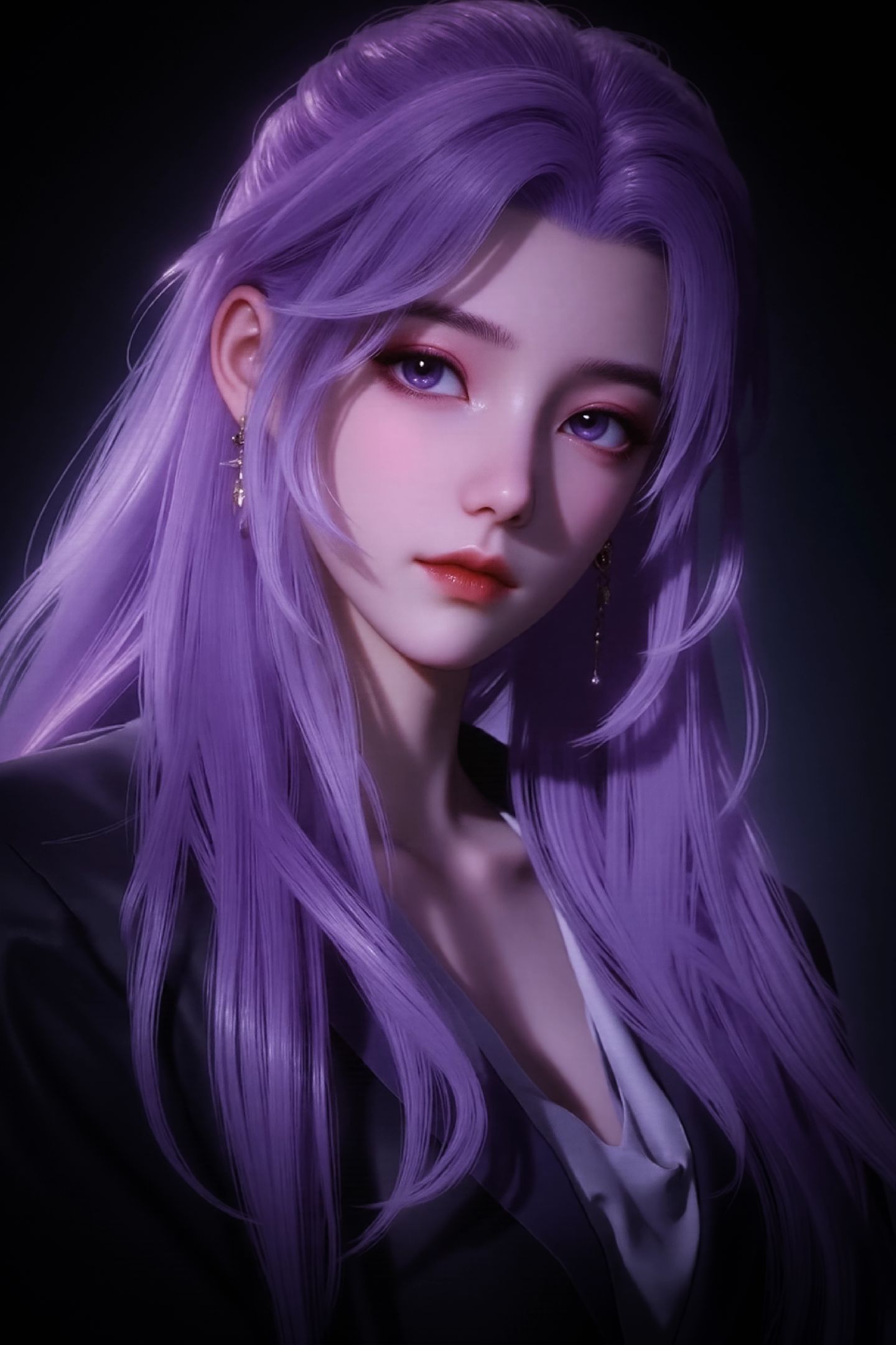 师兄啊师兄 云霄仙子 紫色很有韵味 国漫女神 这也太好看了