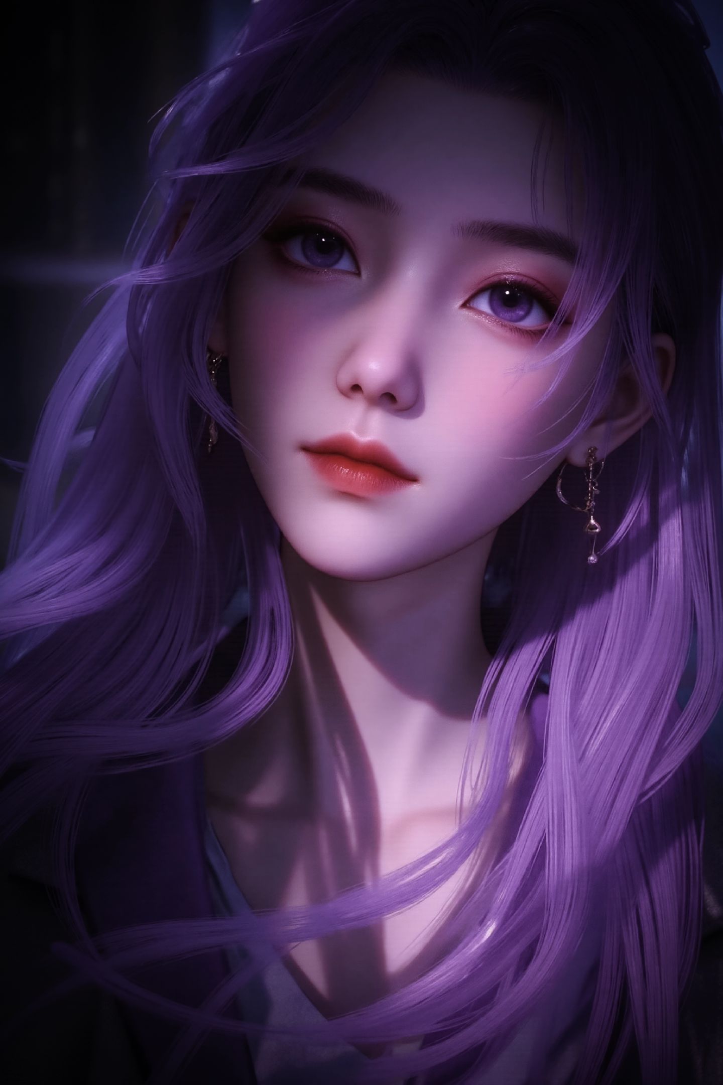 师兄啊师兄 云霄仙子 紫色很有韵味 国漫女神 这也太好看了