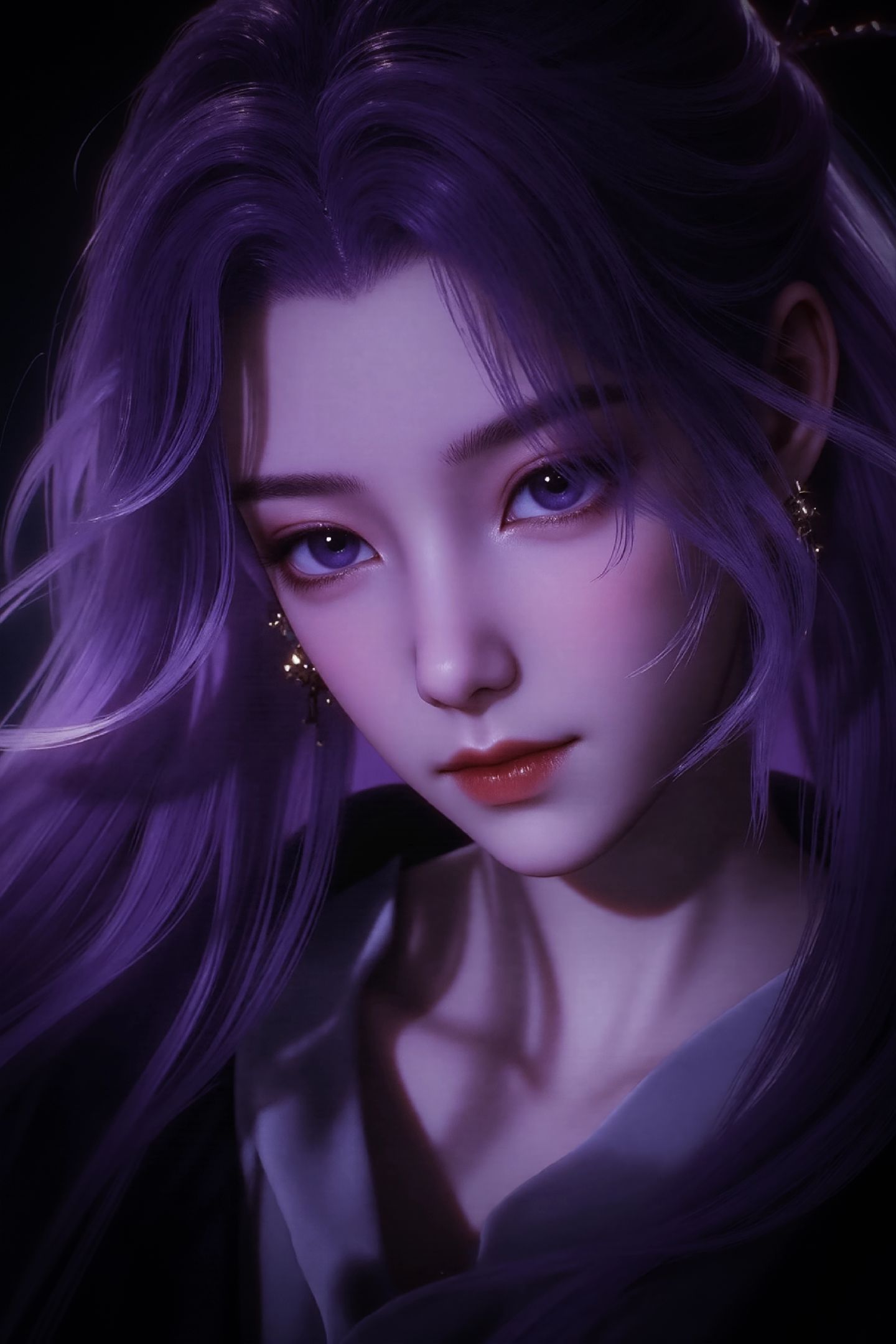 师兄啊师兄 云霄仙子 紫色很有韵味 国漫女神 这也太好看了