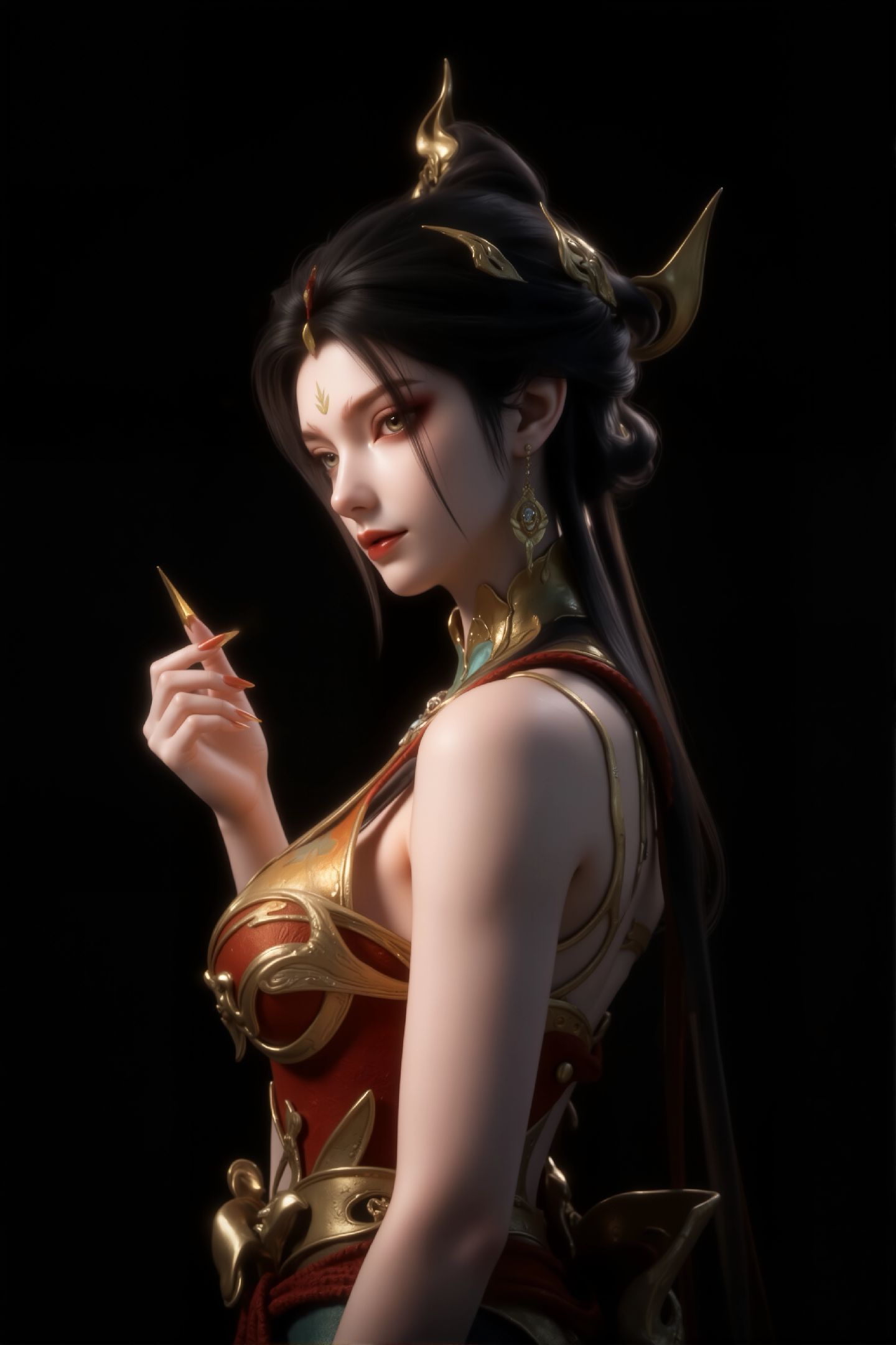 永劫无间南宫锦“一针绣繁华，一针索人命”游戏美女壁纸