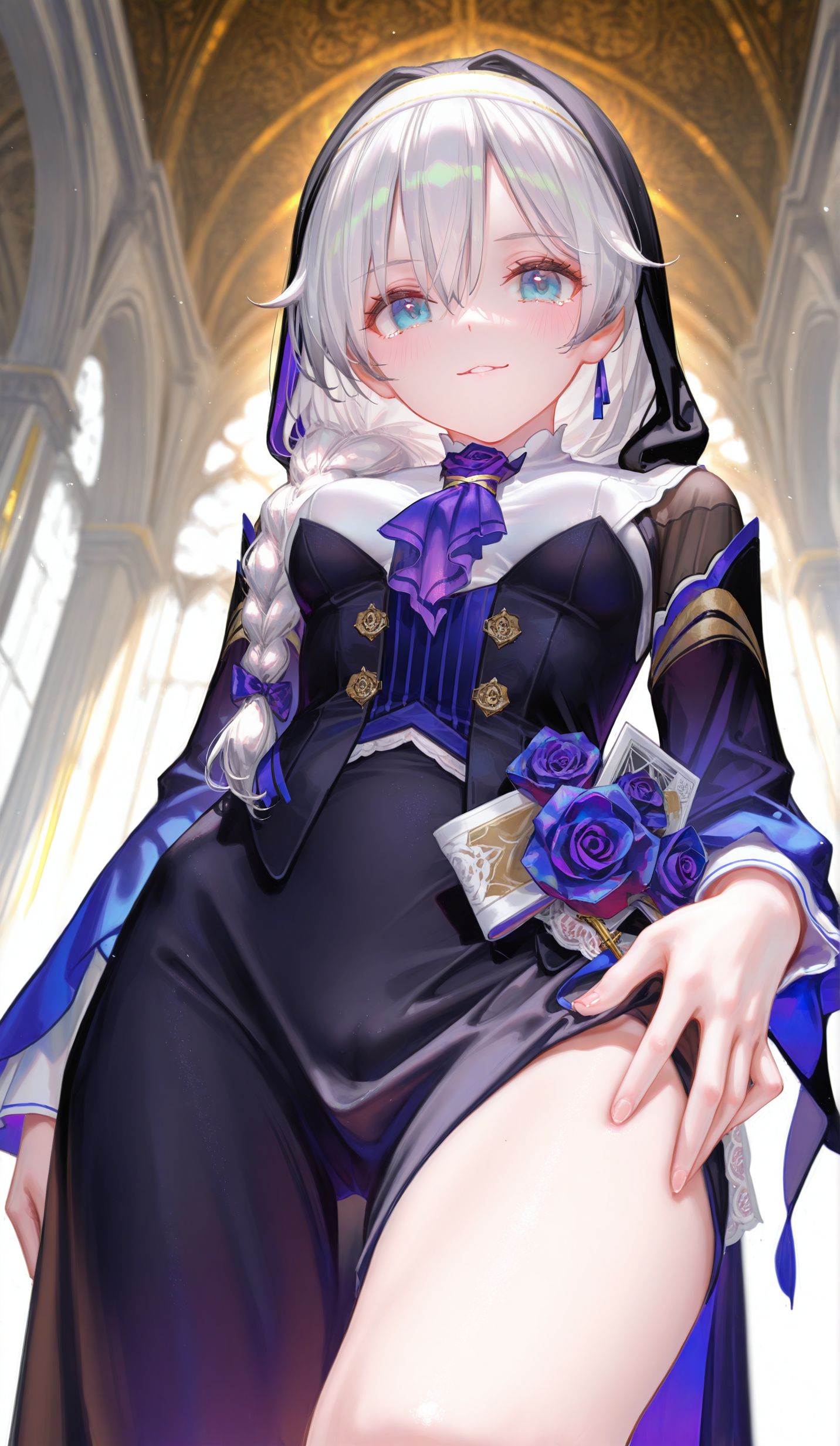 卡莲卡斯兰娜 崩坏三 渔网袜 游戏美图