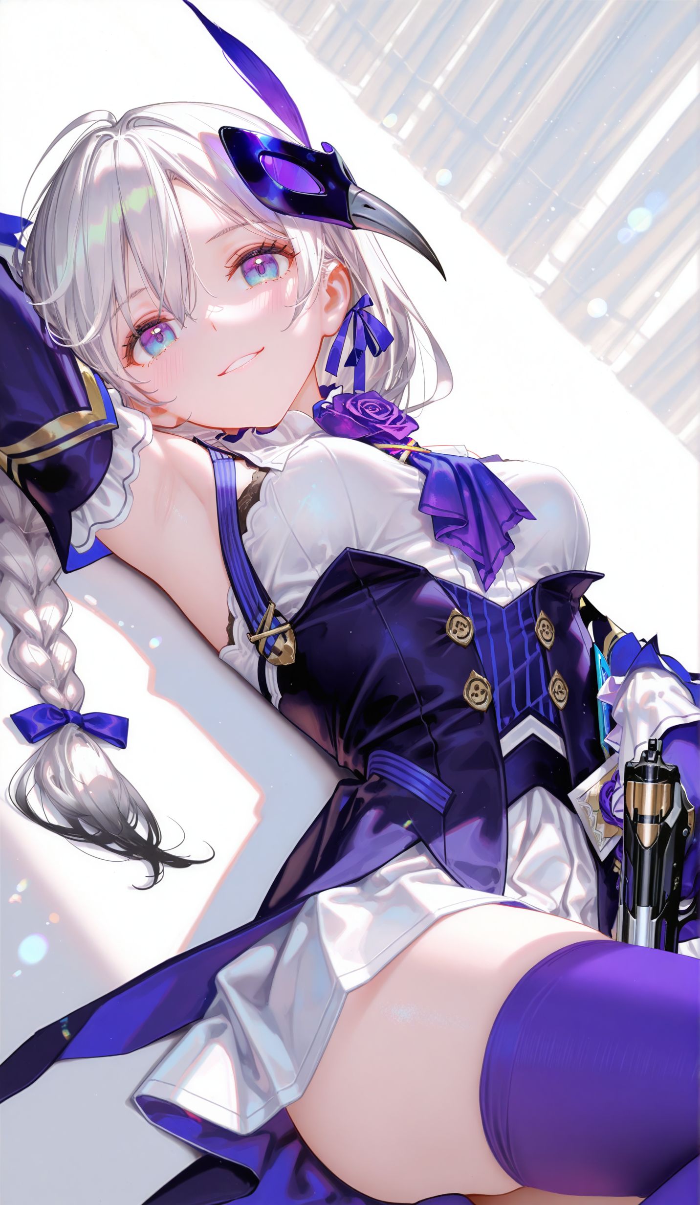 卡莲卡斯兰娜 崩坏三 渔网袜 游戏美图