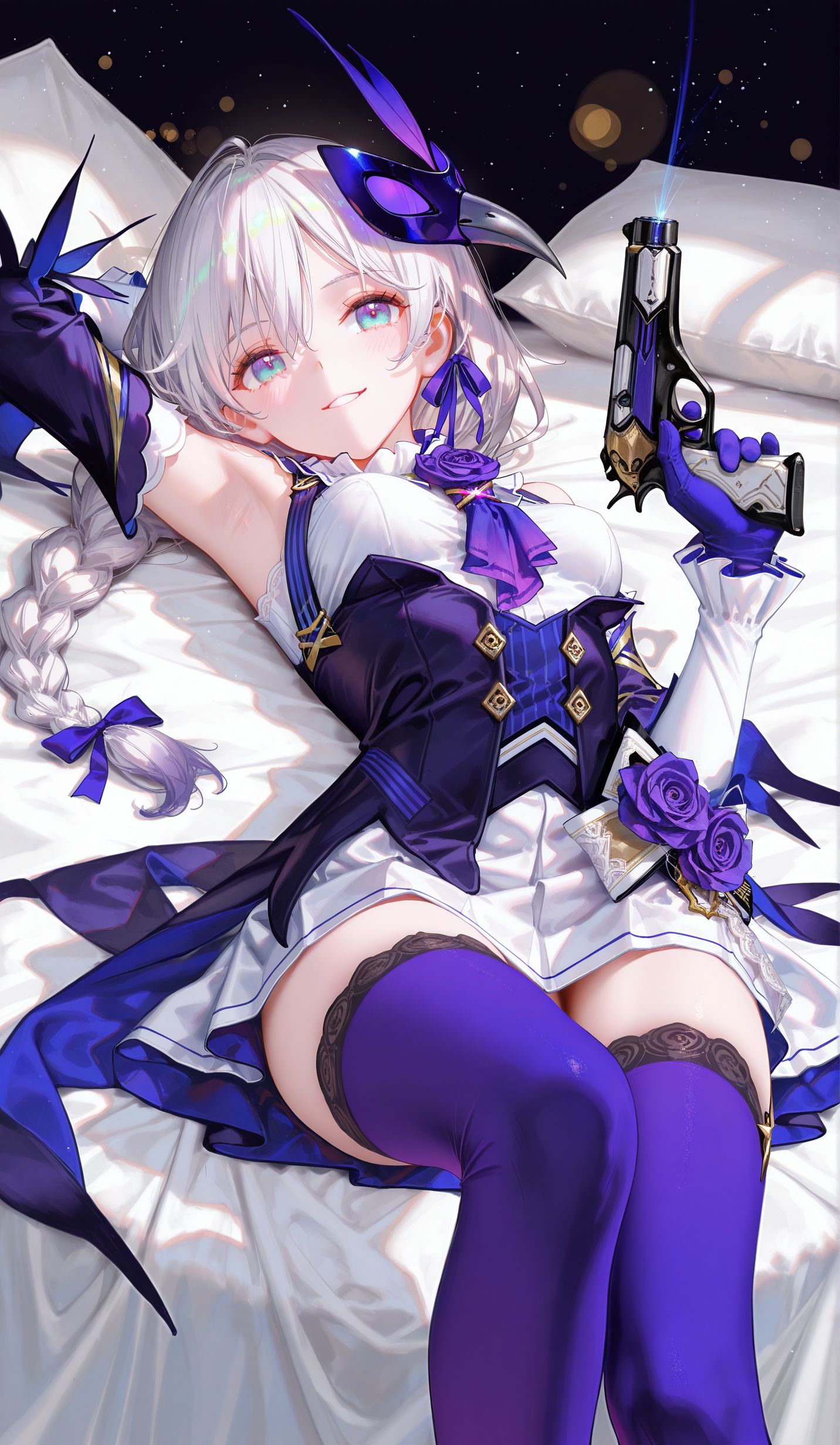 卡莲卡斯兰娜 崩坏三 渔网袜 游戏美图