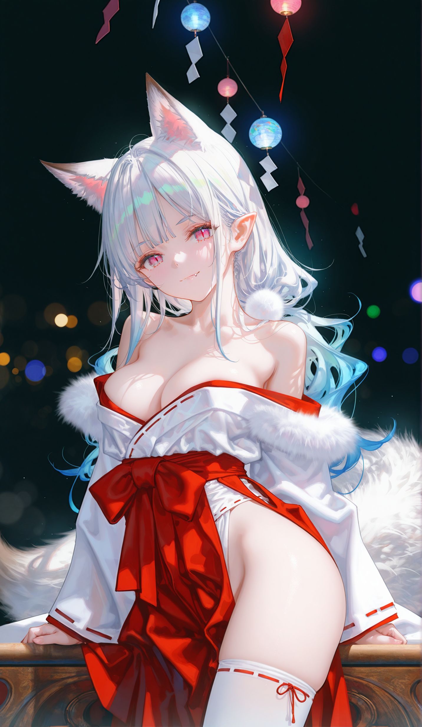 会有喜欢狐娘的嘛？ai创作 ai生成 二次元