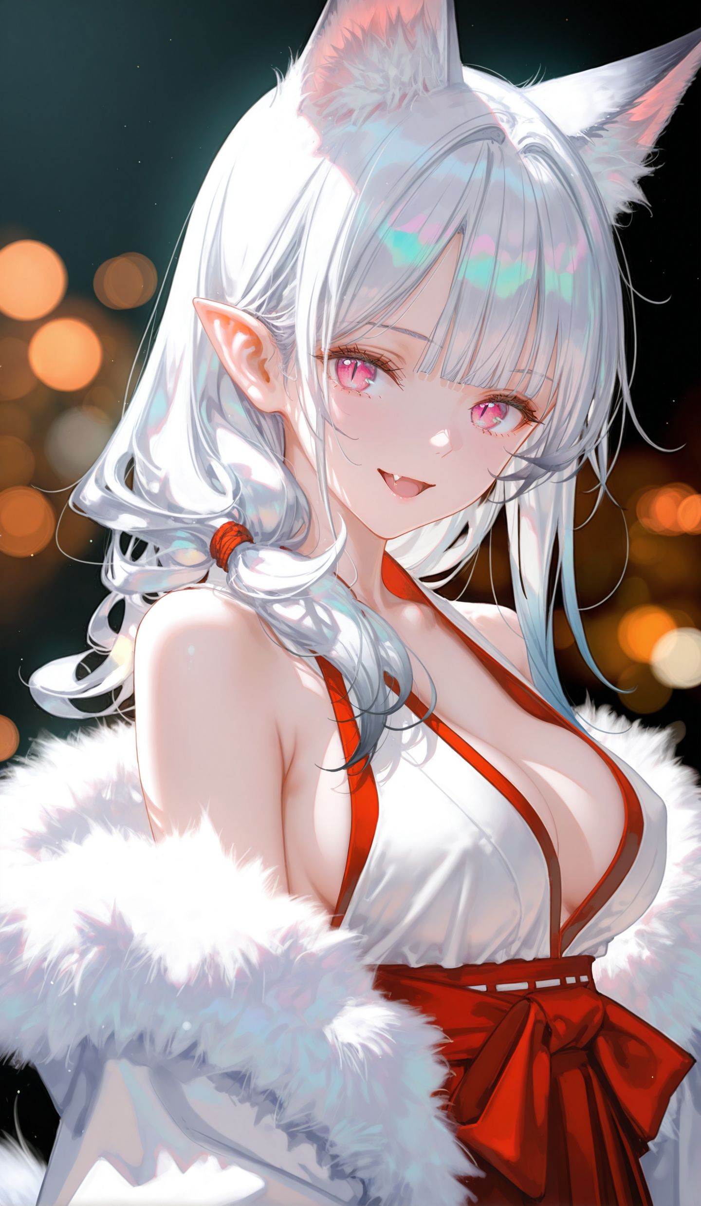 会有喜欢狐娘的嘛？ai创作 ai生成 二次元