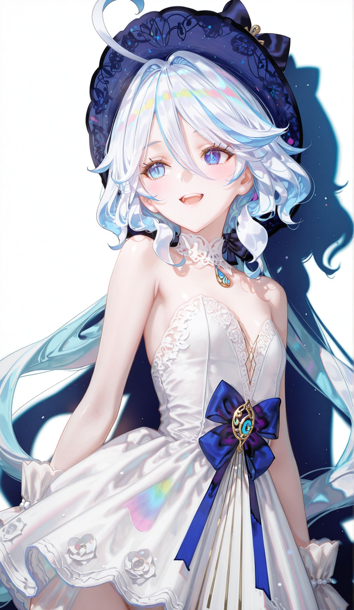 芙宁娜花嫁 原神 游戏人物壁纸图片