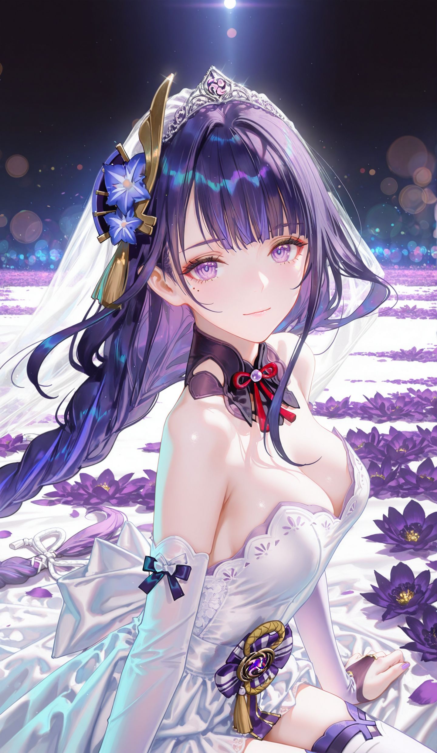 雷电将军花嫁 二次元ai 原神