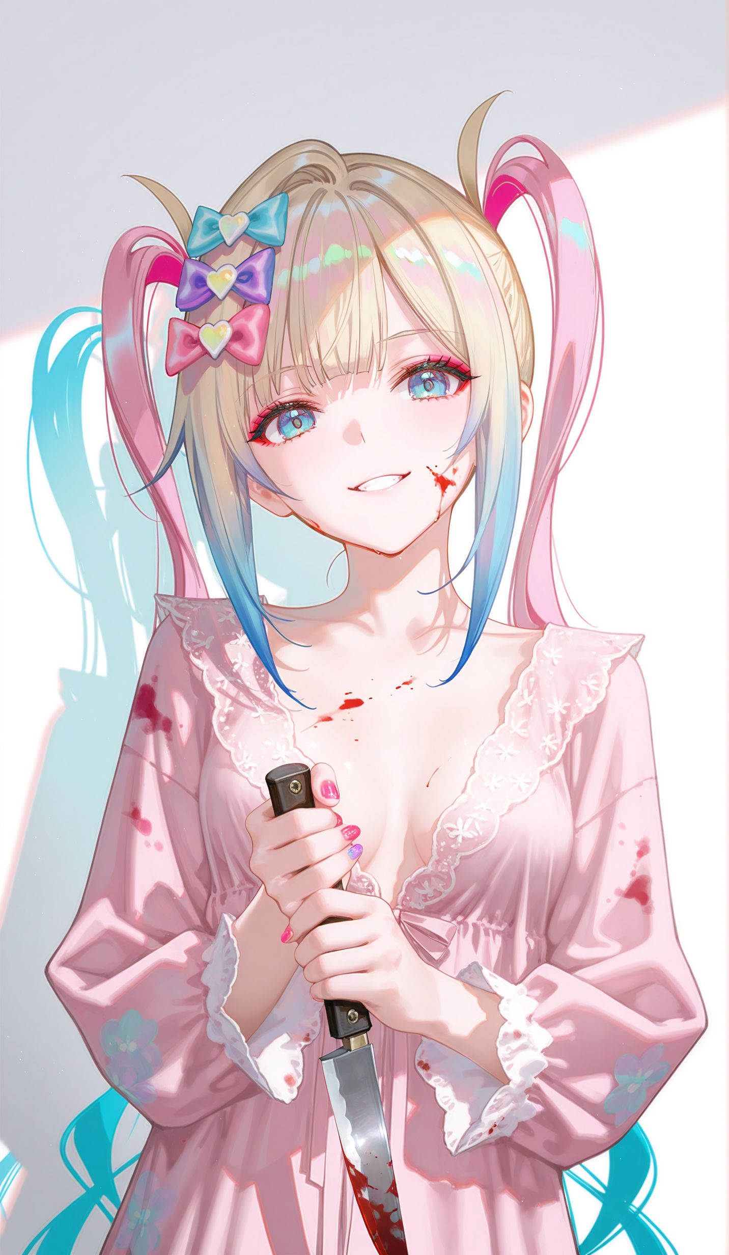 超天酱 黑化版晚礼服 直播女孩重度依赖 ai二次元游戏壁纸