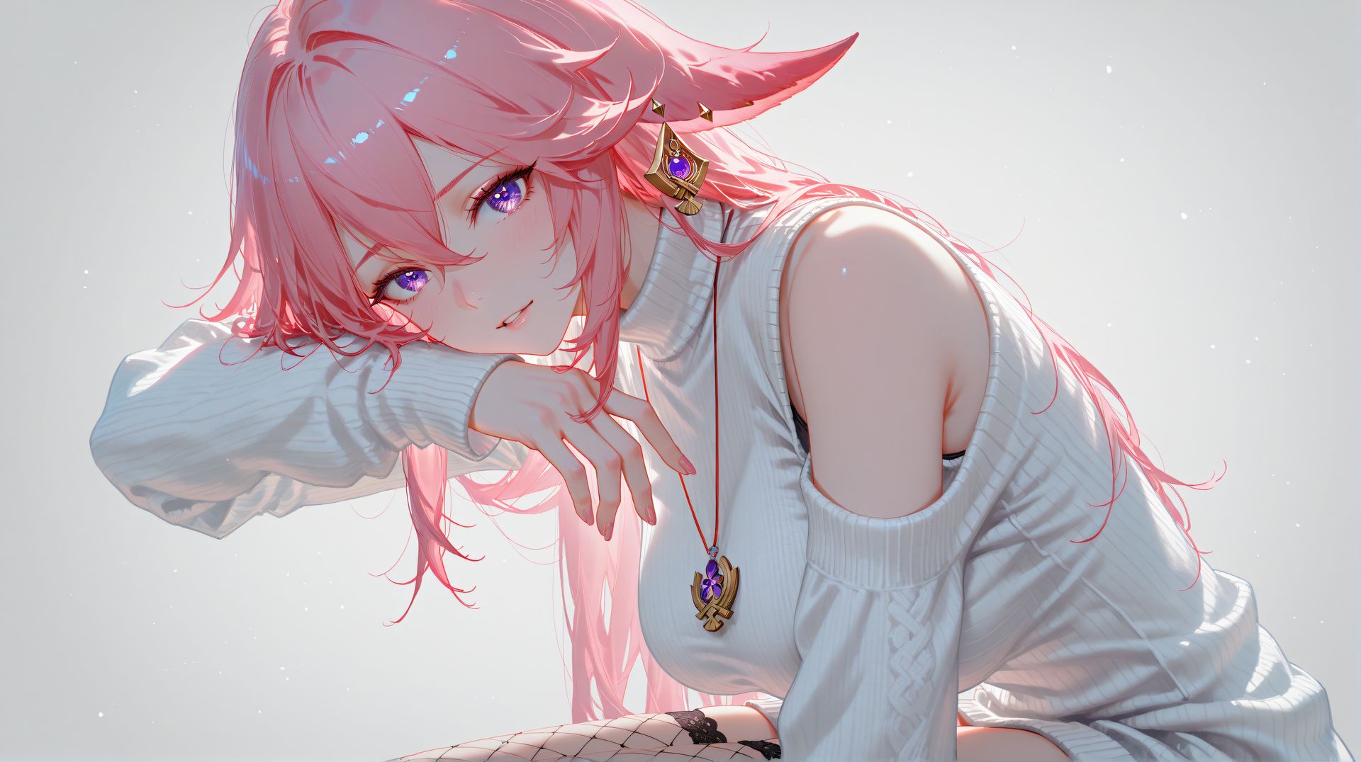 电脑桌面壁纸🐾Share wallpaper 二次元游戏原神角色 八重神子