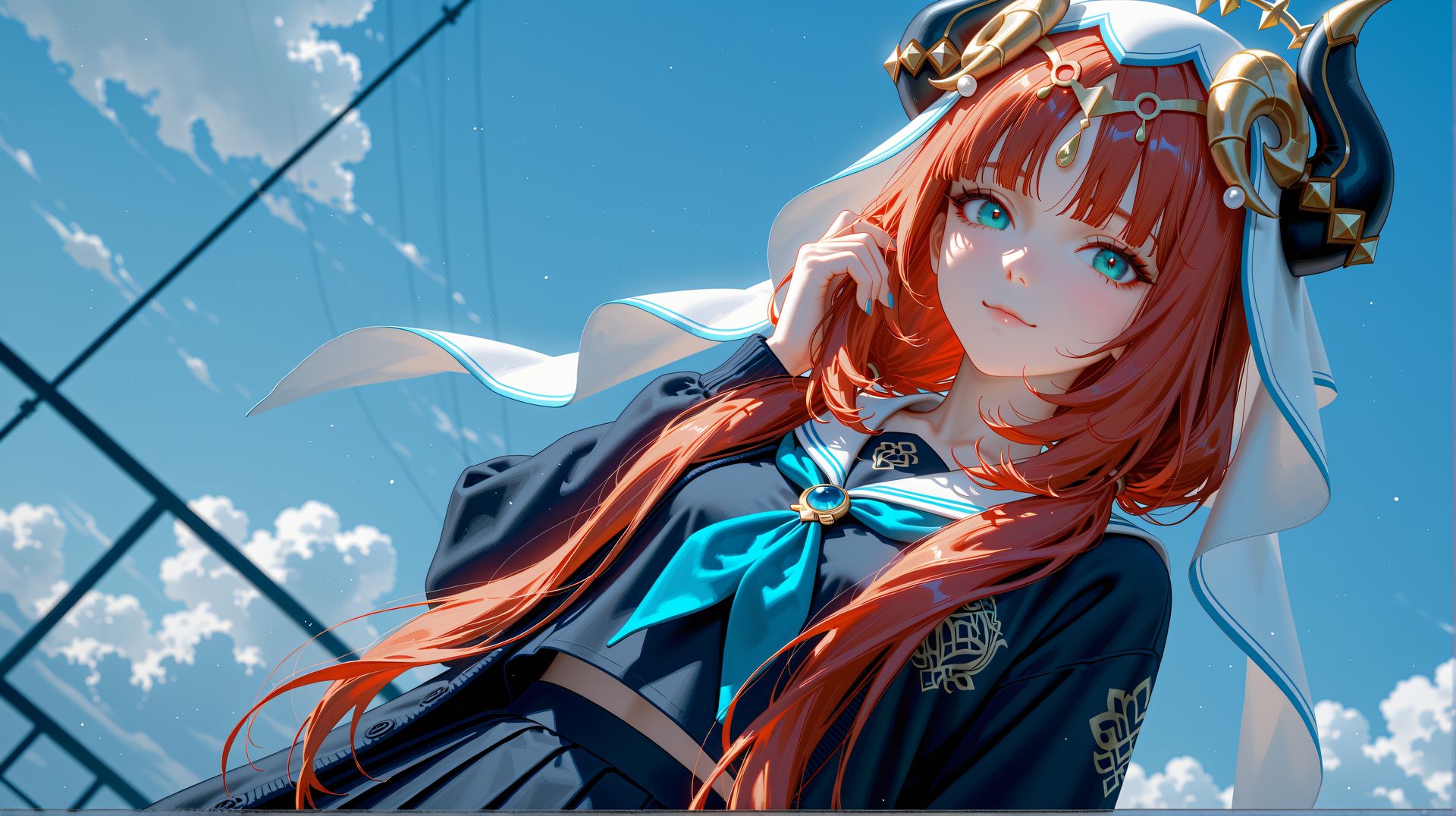 电脑壁纸桌面🐾Share丨原神壁纸丨妮露 Wallpaper百褶裙丝袜