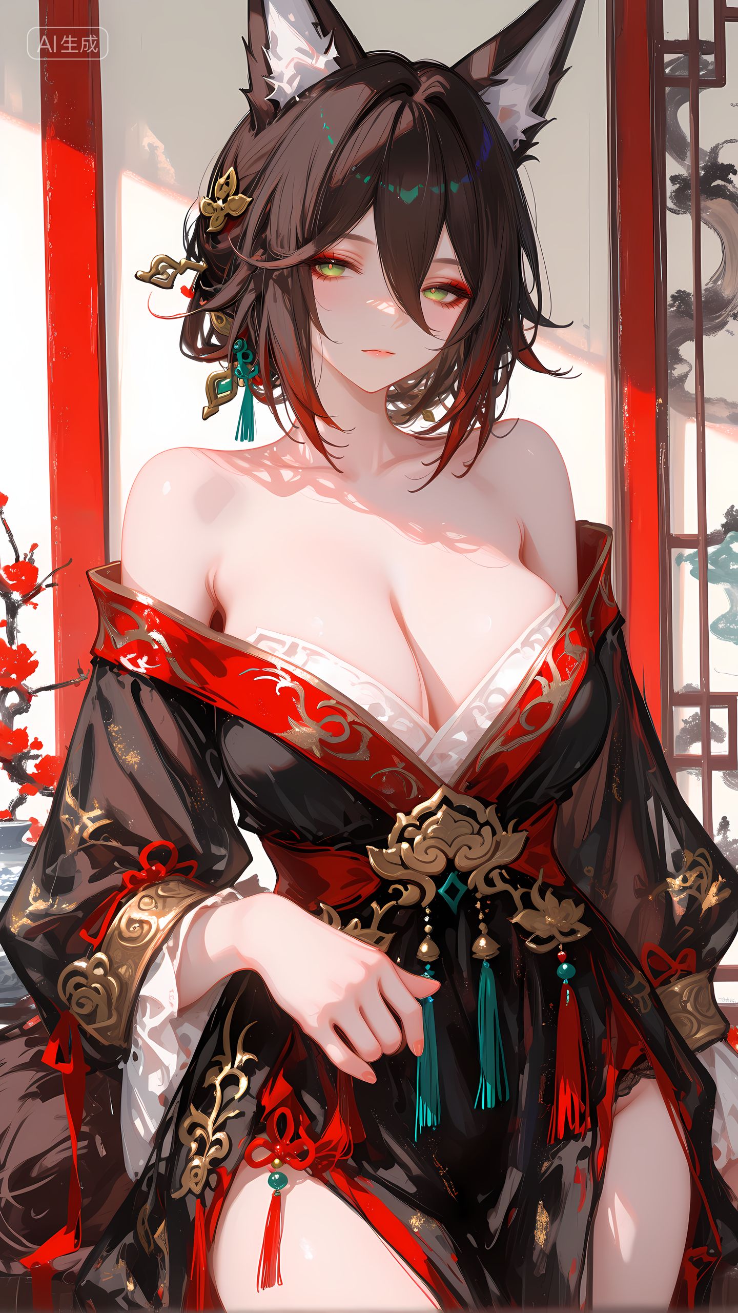 有点烧烧的停云 崩坏星穹铁道 旗袍礼服 大长腿