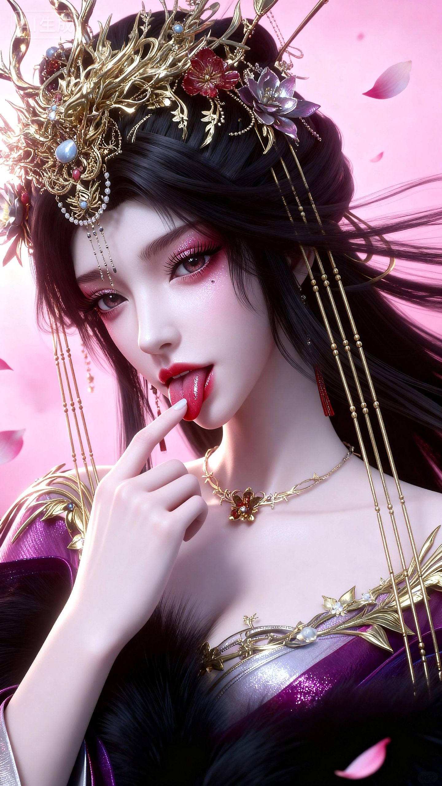 云望舒4k 云深不知梦动漫动画国漫女主 AIcg绘画